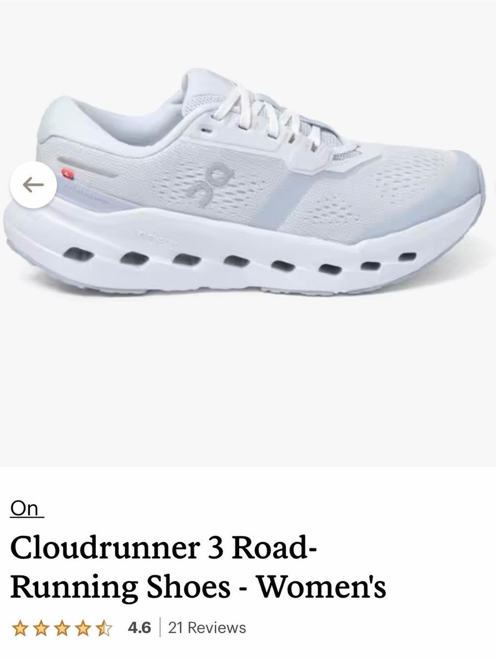 On Cloudrunner 3 Road Running woman’s size 9 - Picture 16 of 16